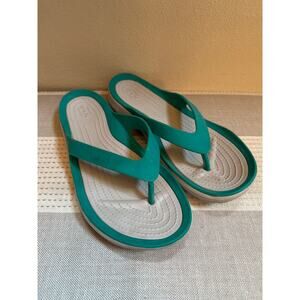 Crocs Swiftwater Flip Flop Sandals in Tropical Teal Size 7
